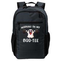 Working On My Boo Halloween Dead Lift Ghost Gym Weights Daily Commute Backpack