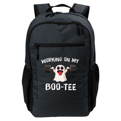 Working On My Boo Halloween Dead Lift Ghost Gym Weights Daily Commute Backpack