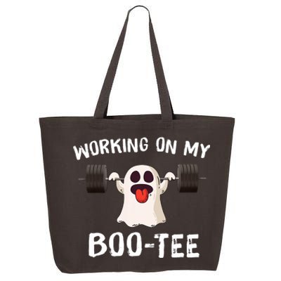 Working On My Boo Halloween Dead Lift Ghost Gym Weights 25L Jumbo Tote