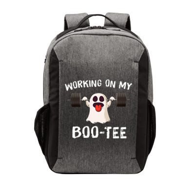 Working On My Boo Halloween Dead Lift Ghost Gym Weights Vector Backpack