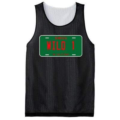 Wild One Minnesota License Plate  State Of Hockey Mesh Reversible Basketball Jersey Tank