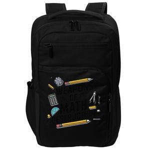 Weapons Of Math Destruction Funny Math Teacher Impact Tech Backpack