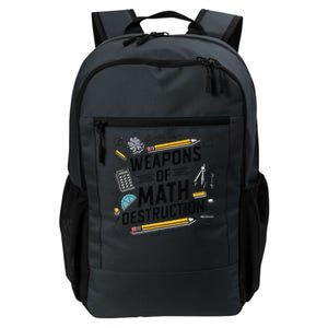 Weapons Of Math Destruction Funny Math Teacher Daily Commute Backpack