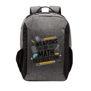 Weapons Of Math Destruction Funny Math Teacher Vector Backpack