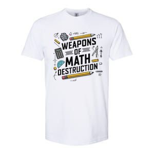 Weapons Of Math Destruction Funny Math Teacher Softstyle CVC T-Shirt