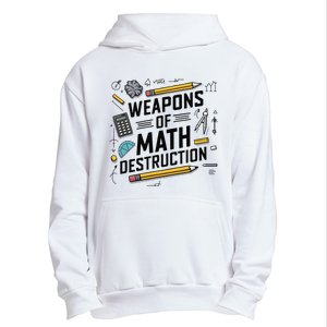 Weapons Of Math Destruction Funny Math Teacher Urban Pullover Hoodie