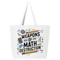 Weapons Of Math Destruction Funny Math Teacher 25L Jumbo Tote