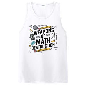 Weapons Of Math Destruction Funny Math Teacher PosiCharge Competitor Tank