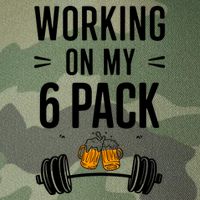Working On My 6 Pack Beer Dad Funny Gymmer Legacy Tie Dye Trucker Hat