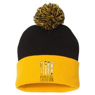 Weapons Of Mass Creation Pom Pom 12in Knit Beanie