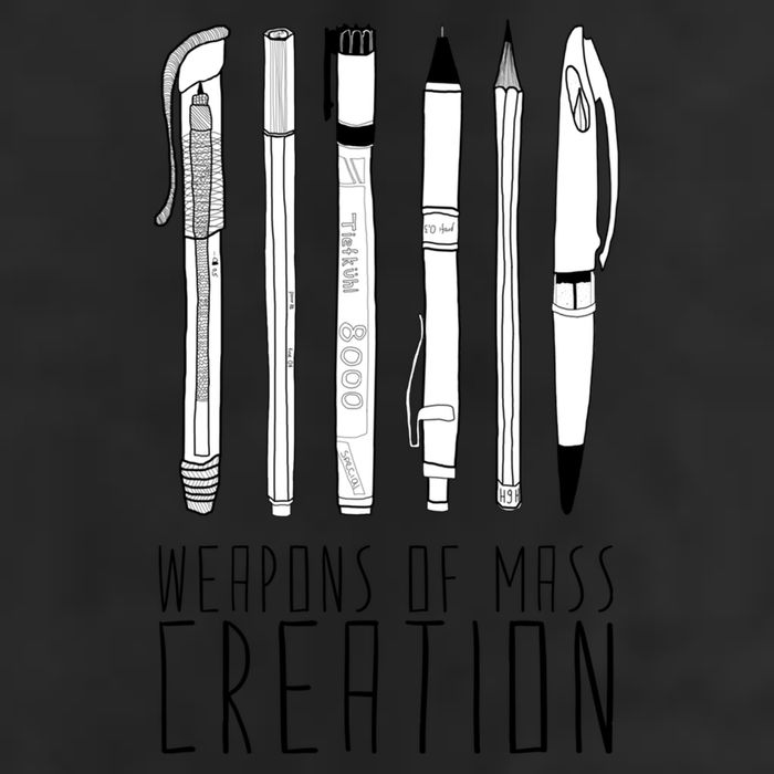 Weapons Of Mass Creation Garment-Dyed Fleece Hoodie
