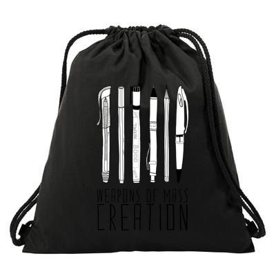 Weapons Of Mass Creation Drawstring Bag