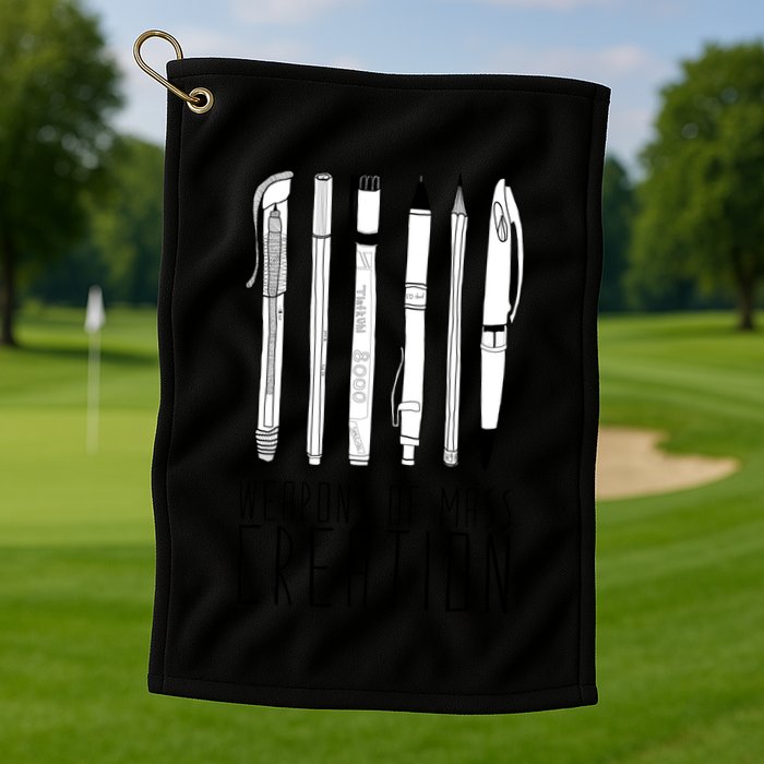 Weapons Of Mass Creation Golf Towel