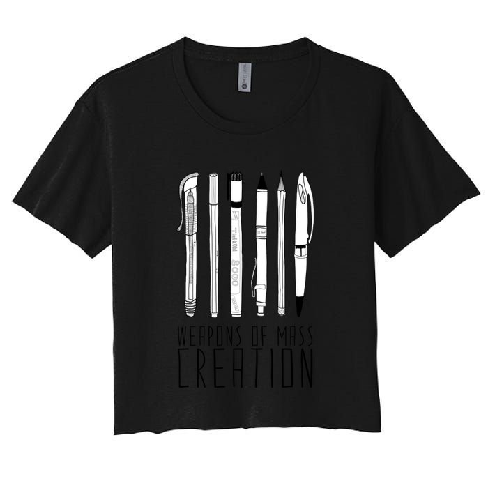 Weapons Of Mass Creation Women's Crop Top Tee