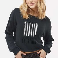 Weapons Of Mass Creation Cropped Pullover Crew