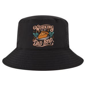 Working On My Dad Bod Thanksgiving Pregnancy Announcement Cool Comfort Performance Bucket Hat