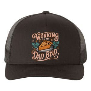 Working On My Dad Bod Thanksgiving Pregnancy Announcement Yupoong Adult 5-Panel Trucker Hat