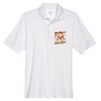 Working on my Dad Bod Thanksgiving Pregnancy Announcement Men's Origin Performance Pique Polo