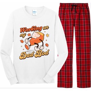 Working on my Dad Bod Thanksgiving Pregnancy Announcement Long Sleeve Pajama Set