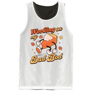 Working on my Dad Bod Thanksgiving Pregnancy Announcement Mesh Reversible Basketball Jersey Tank