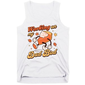 Working on my Dad Bod Thanksgiving Pregnancy Announcement Tank Top