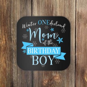 Winter Onederland Mom Of The Birthday Boy Coaster