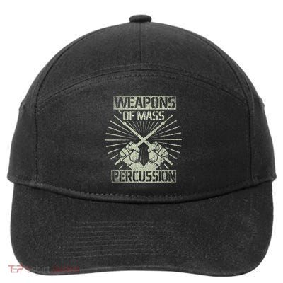 Weapons Of Mass Percussion Drums 7-Panel Snapback Hat