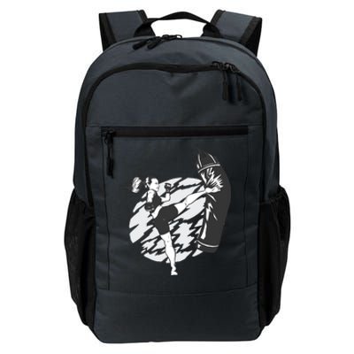 Woman High Kick Boxing Daily Commute Backpack