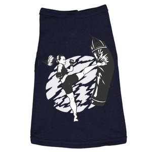 Woman High Kick Boxing Doggie Tank