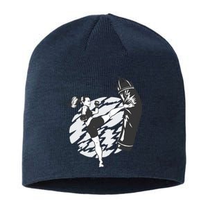 Woman High Kick Boxing Sustainable Beanie