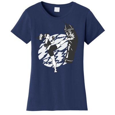 Woman High Kick Boxing Women's T-Shirt