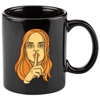 Woman Sushing 11oz C Handle Ceramic Mug
