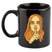 Woman Sushing 11oz C Handle Ceramic Mug