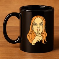Woman Sushing 11oz C Handle Ceramic Mug