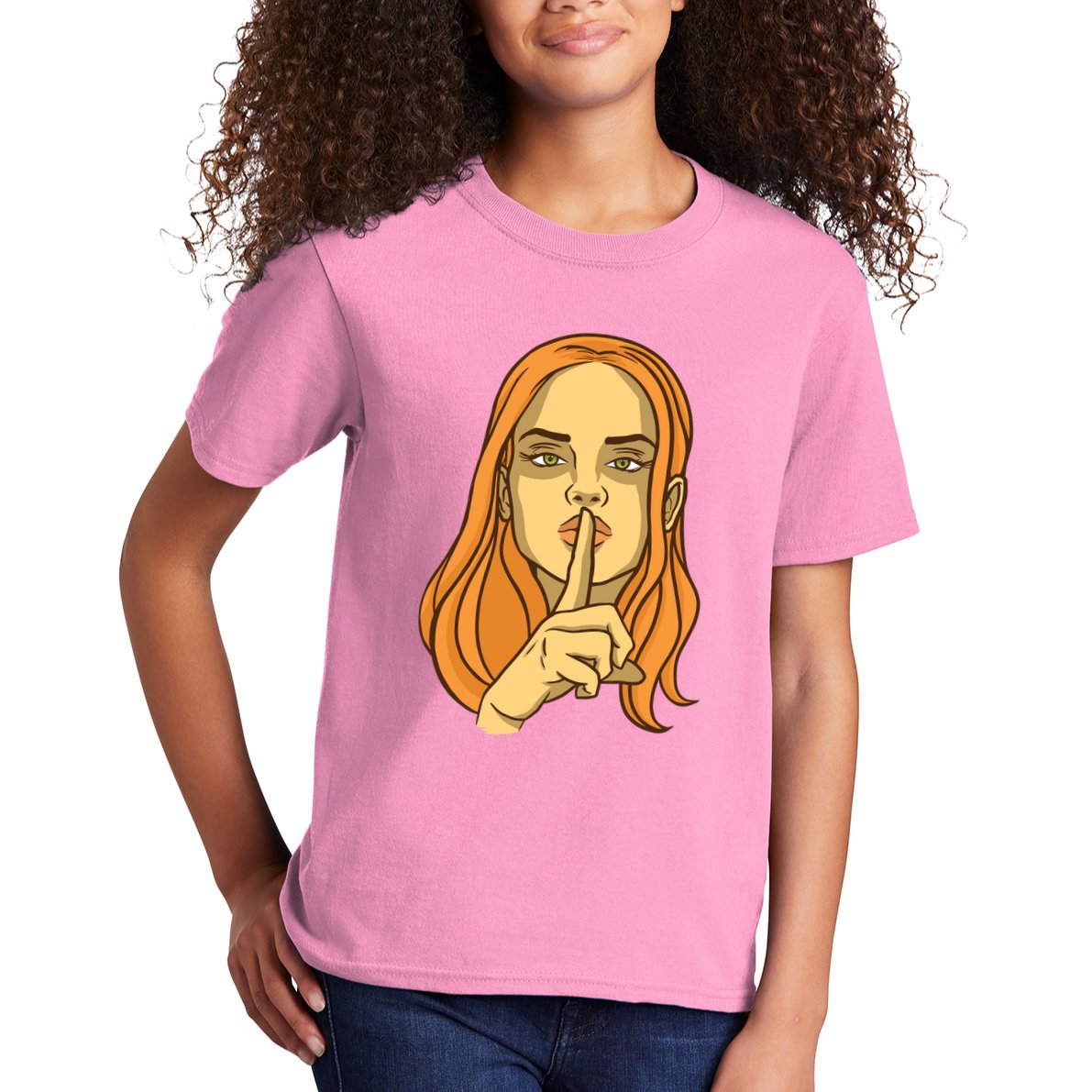 Woman Sushing Kids T-Shirt