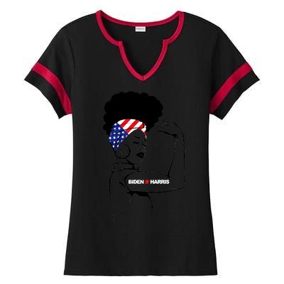 Women For Biden Harris  Ladies Halftime Notch Neck Tee