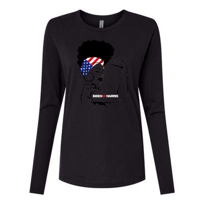 Women For Biden Harris  Womens Cotton Relaxed Long Sleeve T-Shirt