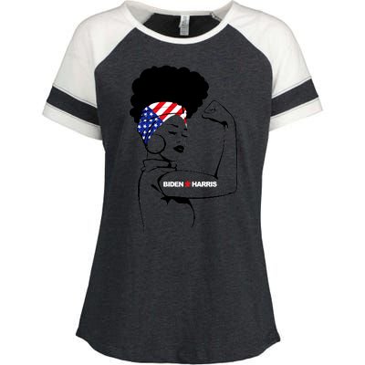 Women For Biden Harris  Enza Ladies Jersey Colorblock Tee