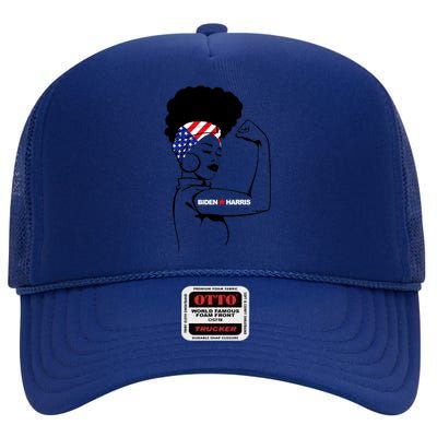 Women For Biden Harris  High Crown Mesh Back Trucker Hat