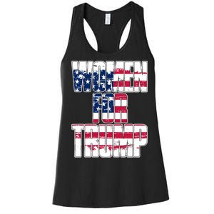 Women For Donald Trump  Women's Racerback Tank