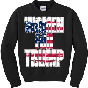 Women For Donald Trump  Kids Sweatshirt