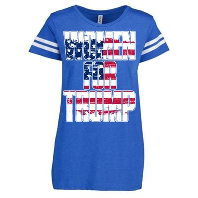 Women For Donald Trump  Enza Ladies Jersey Football T-Shirt