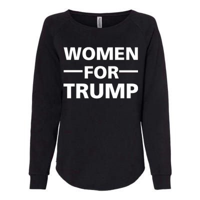 Women For Trump Womens California Wash Sweatshirt