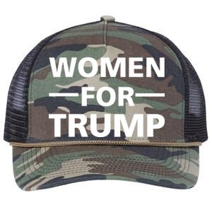 Women For Trump Retro Rope Trucker Hat Cap