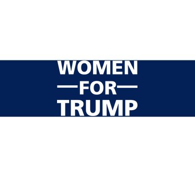 Women For Trump Bumper Sticker