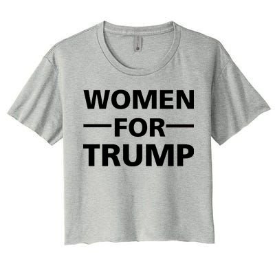 Women For Trump Women's Crop Top Tee