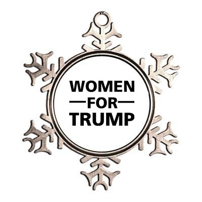 Women For Trump Metallic Star Ornament