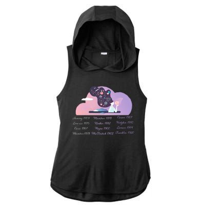 Women Of Science Ladies PosiCharge Tri-Blend Wicking Draft Hoodie Tank