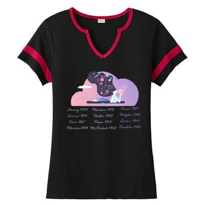 Women Of Science Ladies Halftime Notch Neck Tee