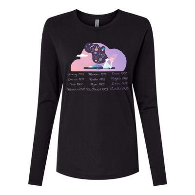 Women Of Science Womens Cotton Relaxed Long Sleeve T-Shirt